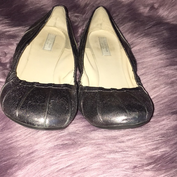 Cole Haan Metallic Flats 8 1/2 - Picture 6 of 8